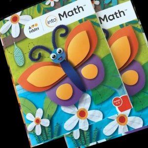 Lot of 2 HMH Into Math Grade K Workbooks